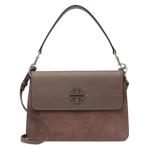 Tory Burch Handbags - Sold ! Tory Burch Mcgraw Suede Leather Shoulder/Crossbody